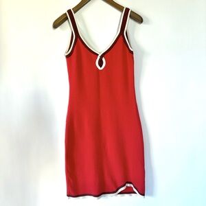 Retro Knit Mini Dress